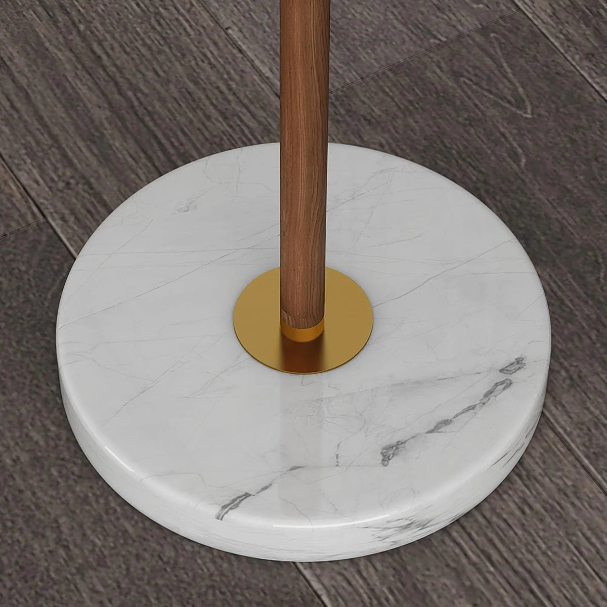 Antique Style Pleated Floor Lamp