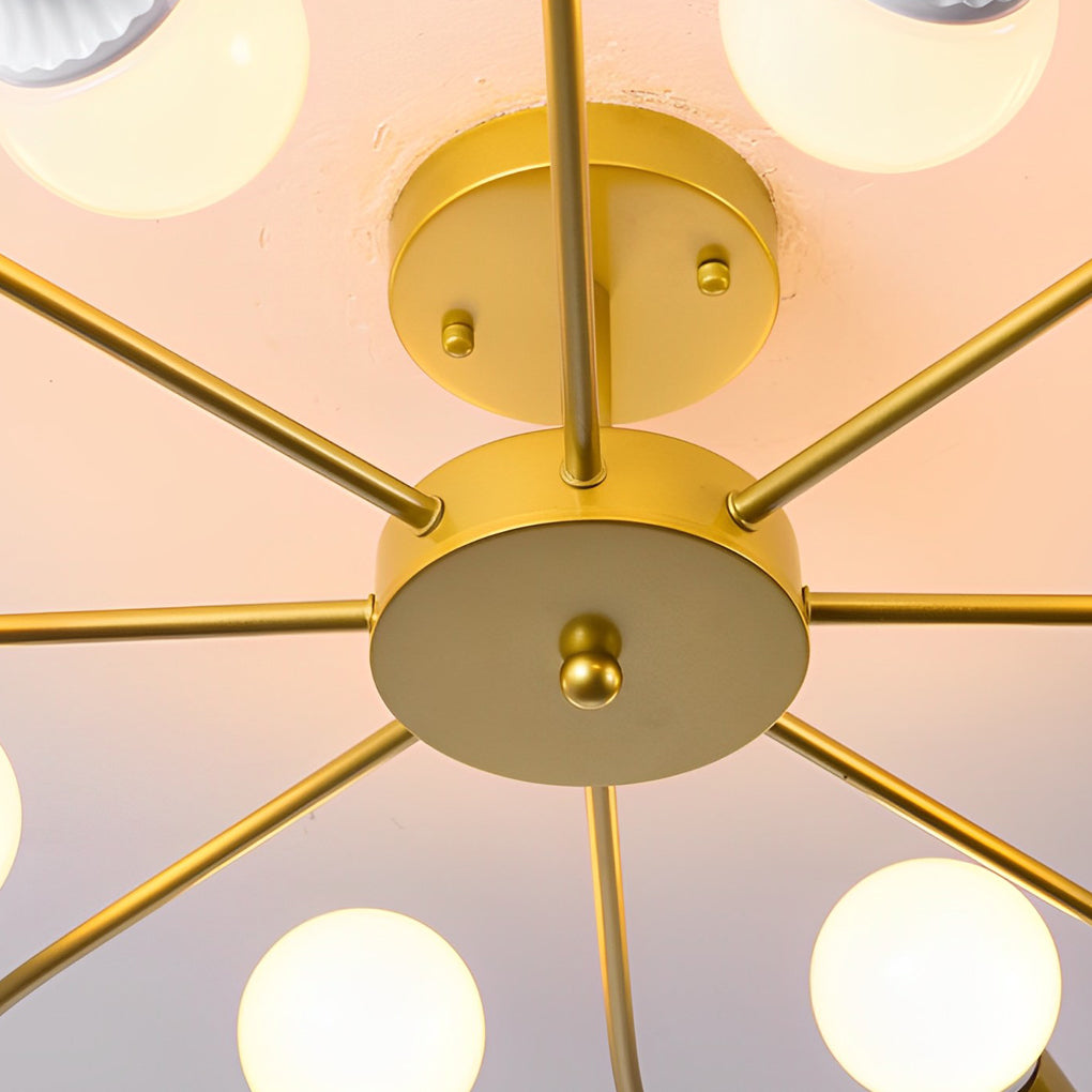Simple Flower Ceiling Lights Fixture Ha097939