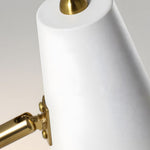 Modern Hoxton Hanging Wall Sconce With Conical Shade 1 Light