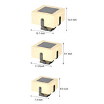Square Ip65 Waterproof Solar Fence Lights Ha091118