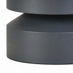 Minimalist LED Bollard Landscape Light in Sand Gray, 12W Warm White 3000K, IP65 Waterproof