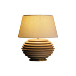 Cadence Table Lamp – Modern Fabric & Wood Table Light for Living Room, Bedroom, and Office