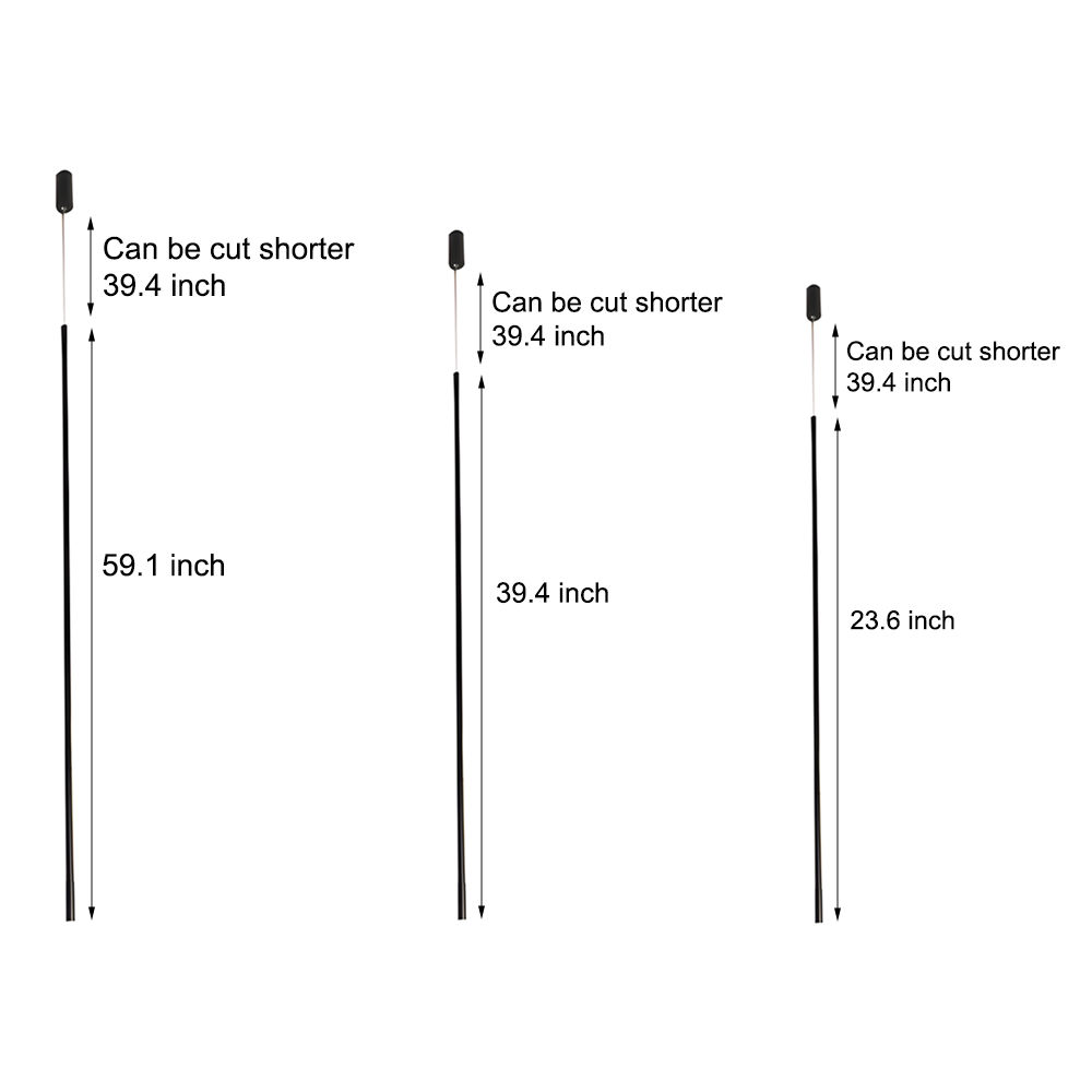 Black Long Vertical Linear Led Pendant Light
