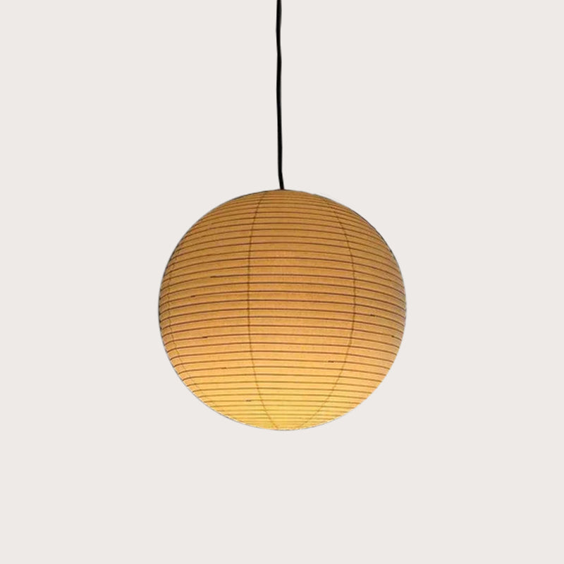Large Paper Lantern Cage Chandelier