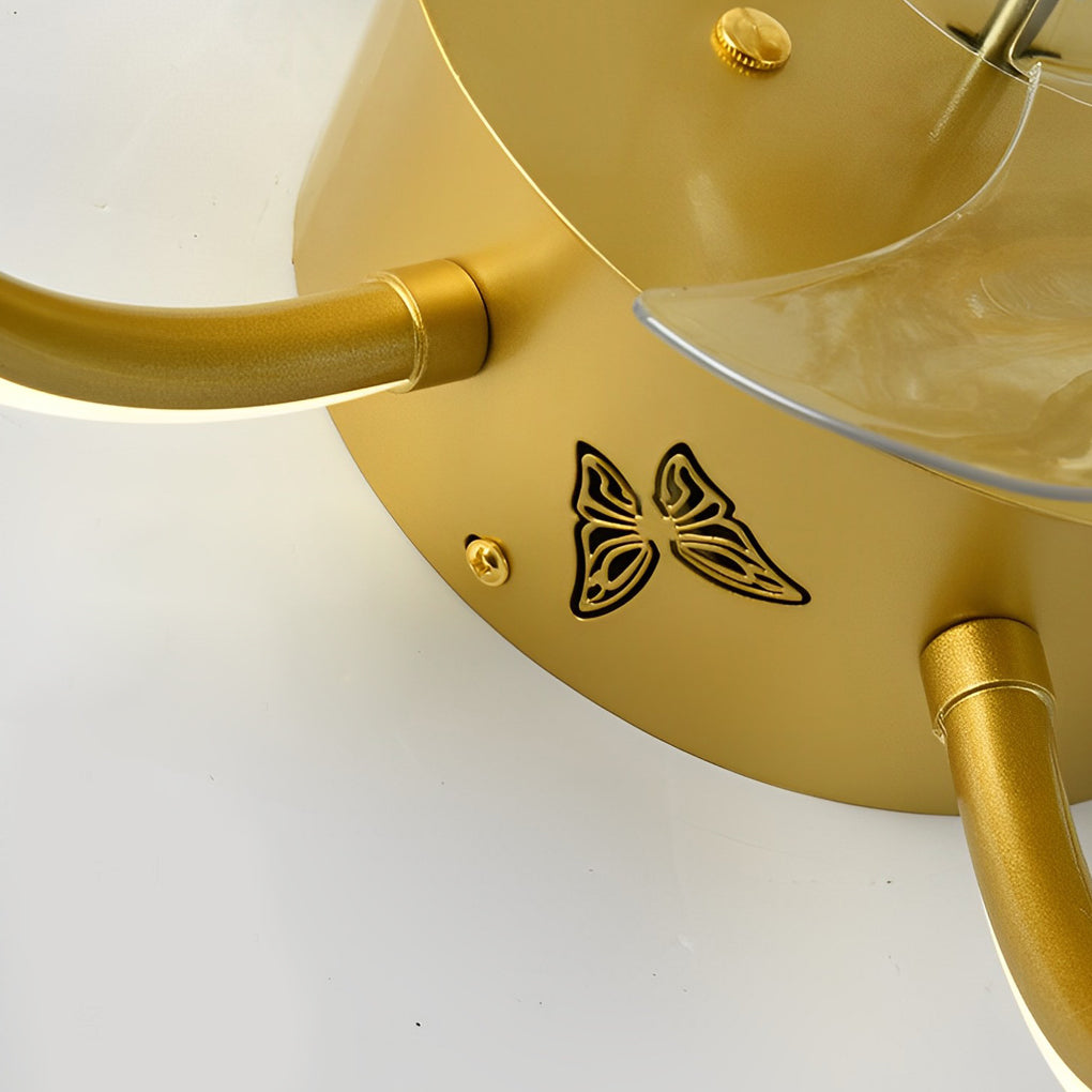 Flower Bladeless Ceiling Fans With Remote Ha082877