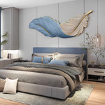 Feather Wall Lamp Art Deco LED Sconce for Modern Interiors