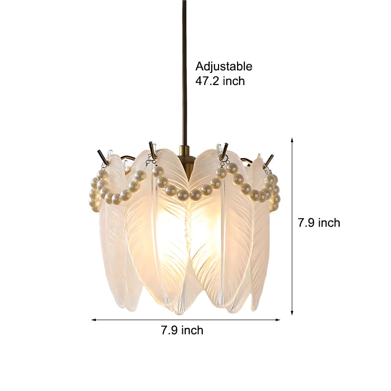Glass French Style Pendant Light Li002584