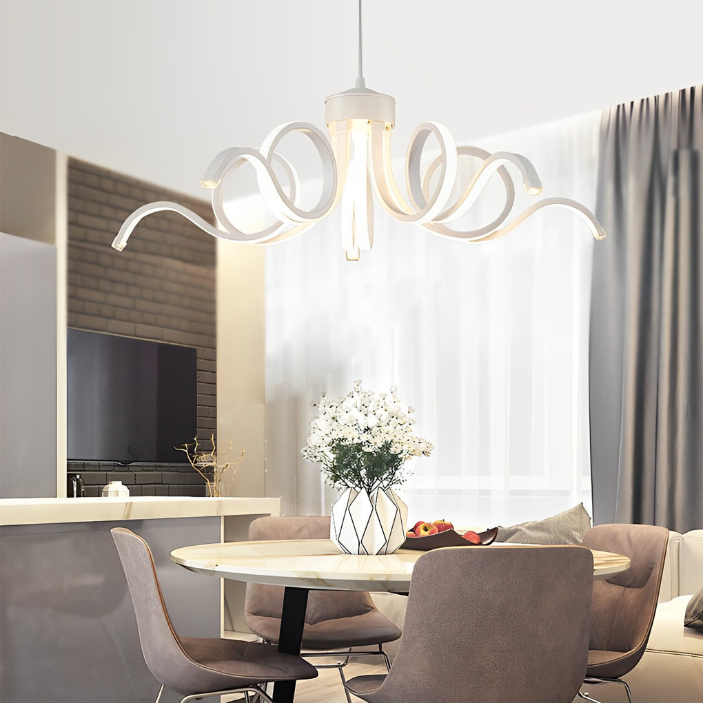 Flower Petals Nordic Led Chandelier Ha084558