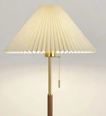 Antique Style Pleated Floor Lamp