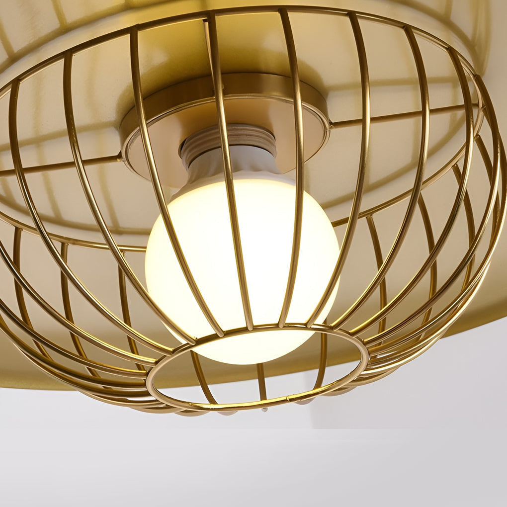 Circular Electroplated Nordic Chandelier