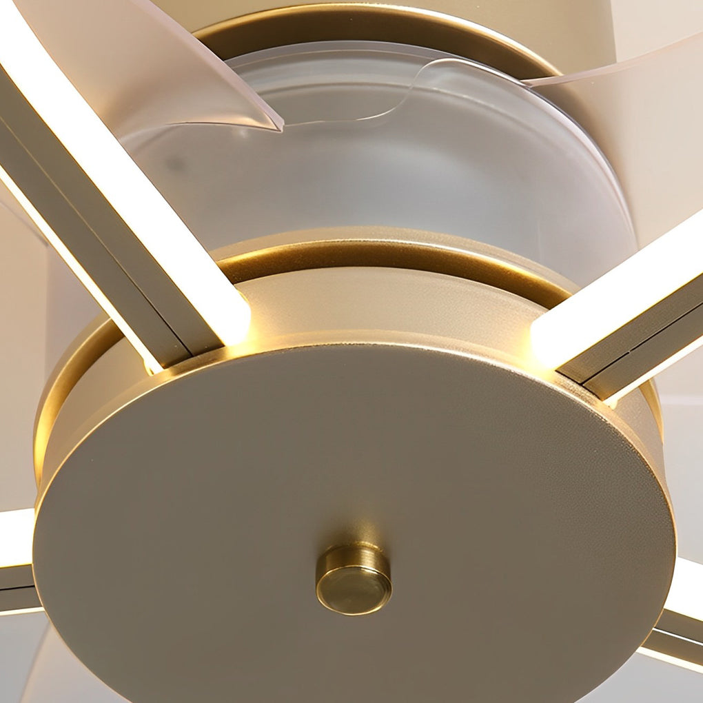 Flowers Bladeless Ceiling Fans Lamp Ha082428