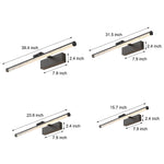 Rotatable Seeded Acrylic Led Bathroom Vanity Light