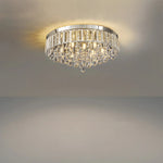 Simple Round Crystal Ceiling Lamp