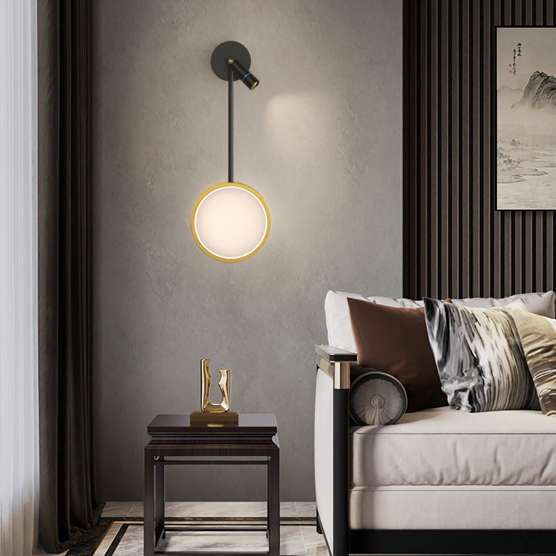 Creative Modern Wall Lamp With Spotlight Ha098328