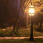 Golden European LED Pathway Lamp for Garden and Courtyard