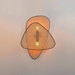 Cane Weave Wall Light