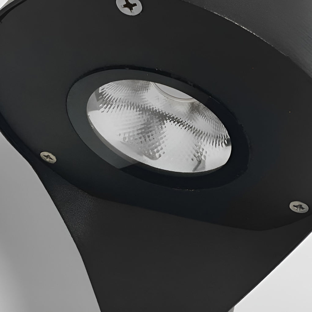 Minimalist LED Pathway Light in Black for Modern Landscapes