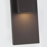 Rectangle Waterproof Led Black Outdoor Wall Lamp