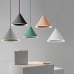 Conical Led Macaron Color Nordic Pendant Light Li002188
