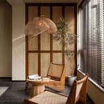 Curva Rattan Pendant Light