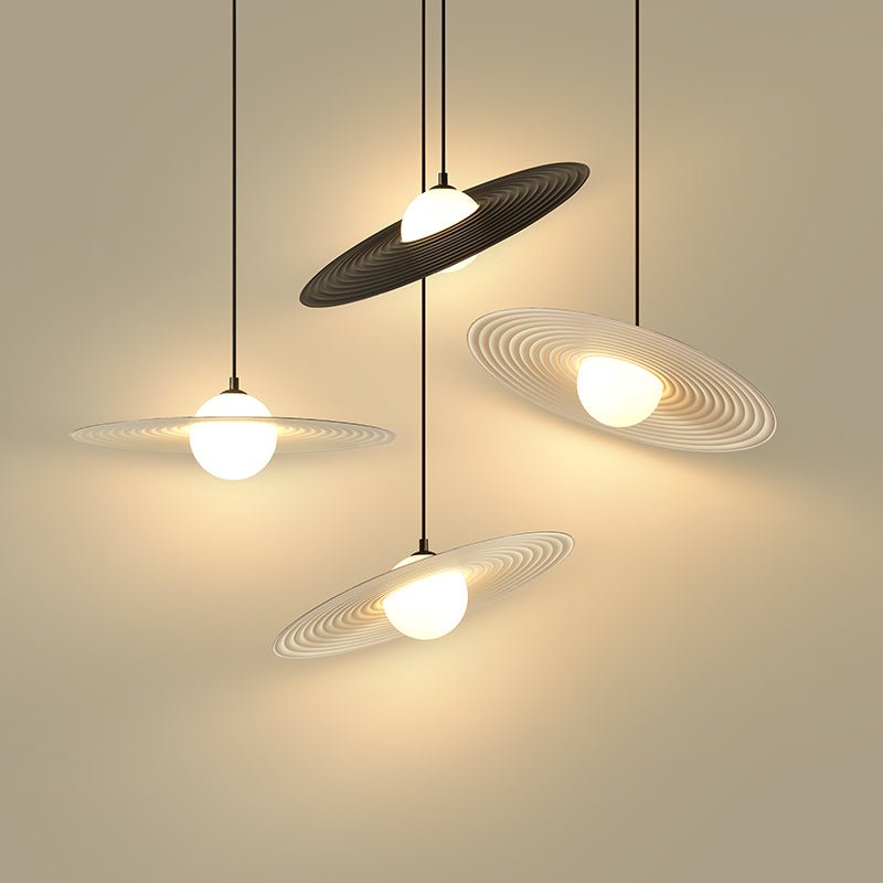Miller Record Pendant Light – Modern Vinyl-Inspired LED Hanging Lamp for Living Spaces