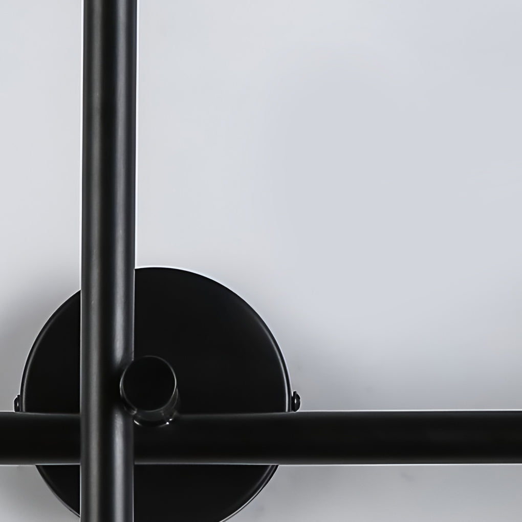 Modern LED Wall Sconce with Artistic Iron and Acrylic Design