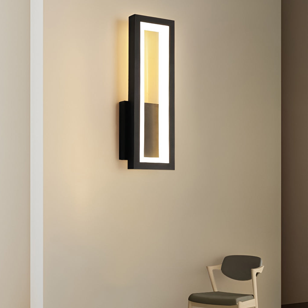 Modern Rectangular LED Wall Sconce for Contemporary Interiors