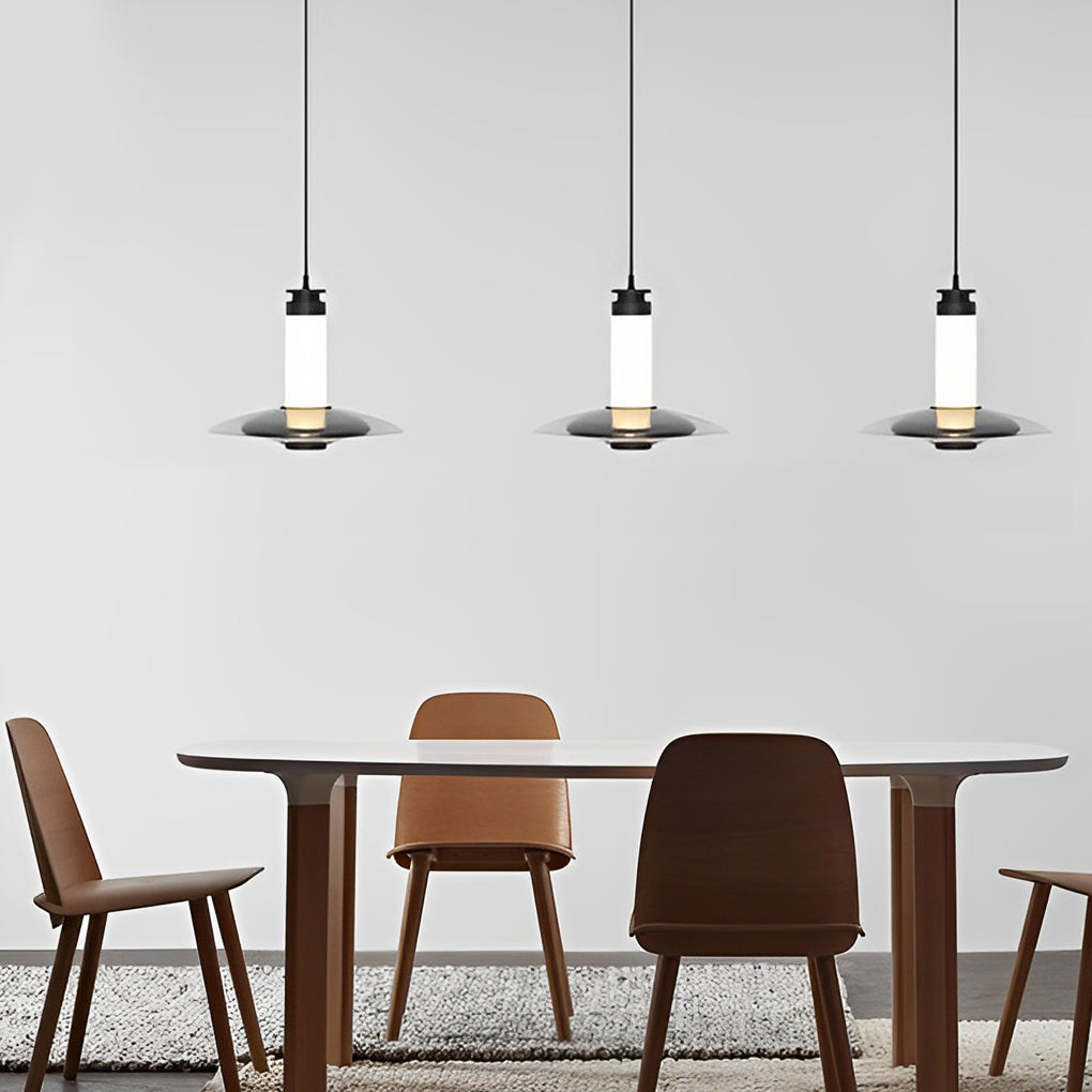 Round Glass Led Modern Pendant Light Li002254