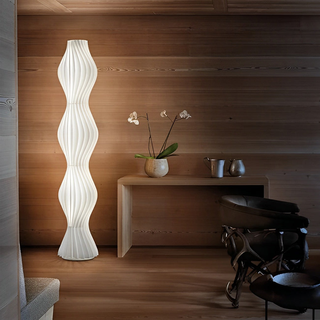 Modern Coastal Led Wavy Floor Lamp