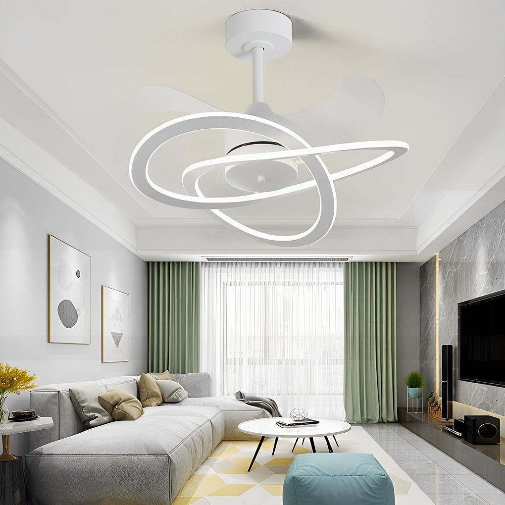 Waves Flower Bladeless Ceiling Fans Ha082734