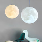 Lunar Sphere Pendant Light — Modern Moon-Inspired Ceiling Lamp
