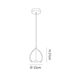 French Flower Bud Pendant Light