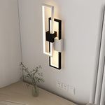 Rectangular Three Color Light Led Nordic Wall Light Fixture Wall Lamp