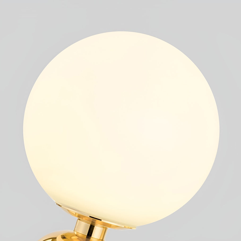 Modern Big Glass Global Ball Led Accent Table Lamp