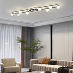 4 6 8 Round Acrylic Balls Three Step Dimming Modern Ceiling Light Fixture