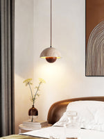 Bud Travertine Pendant Light – Organic Modern LED Ceiling Lamp