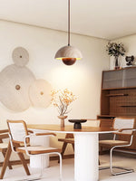 Bud Travertine Pendant Light – Organic Modern LED Ceiling Lamp