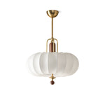 Silka Pendant Light – Modern Silk Cocoon Shade, Designer Ceiling Lamp