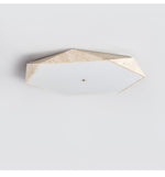 Lunarc Stone Flush Mount Ceiling Light in Yellow Travertine