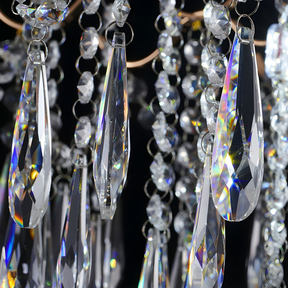 American Style Minimalist Luxury Living Room Modern Retro Crystal Chandelier