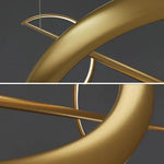 Italian Minimalist Line Restaurant Chandelier