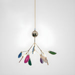 Nordic Minimalist Modern Simple Branch Agate Pendant Lamp