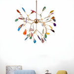 Nordic Minimalist Modern Simple Branch Agate Pendant Lamp