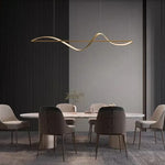 Italian Minimalist Line Restaurant Chandelier