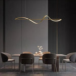 Italian Minimalist Line Restaurant Chandelier