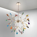 Nordic Minimalist Modern Simple Branch Agate Pendant Lamp