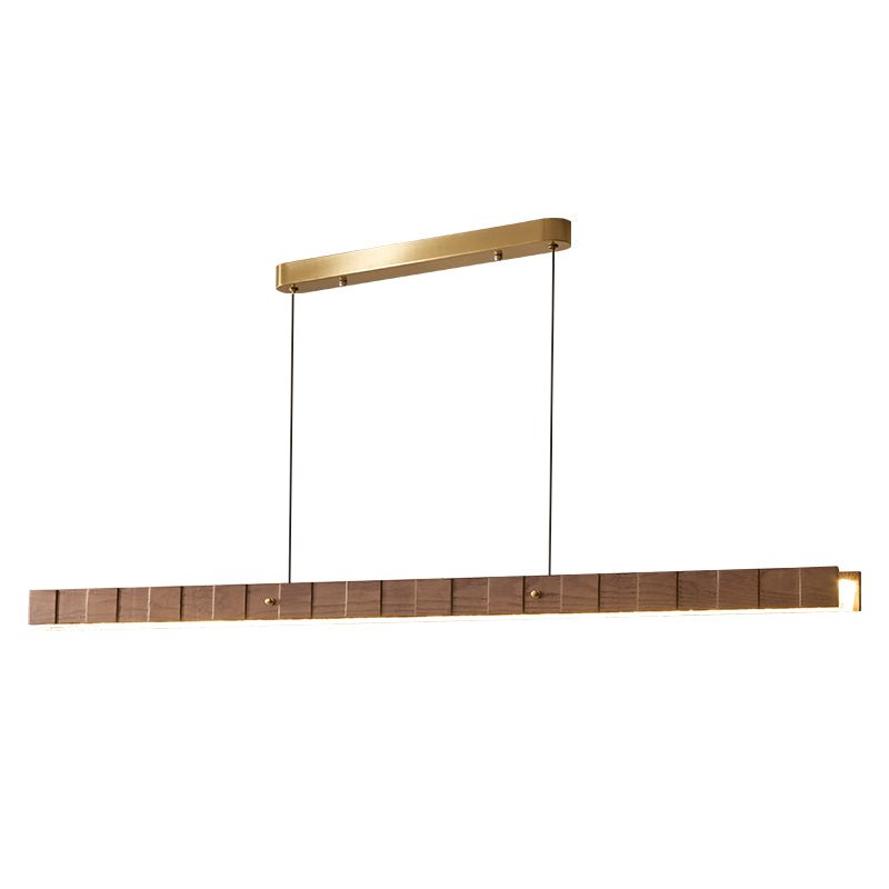 Rillwood Beam Linear LED Pendant Light for Kitchen Island and Dining Room