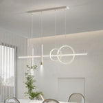 Chandelier Style Table Lamp In The Dining Room