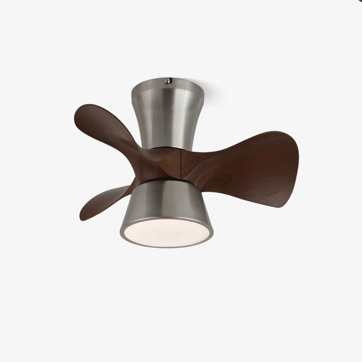 Arvento Ceiling Fan Light with LED and Remote – Modern Low-Profile Design