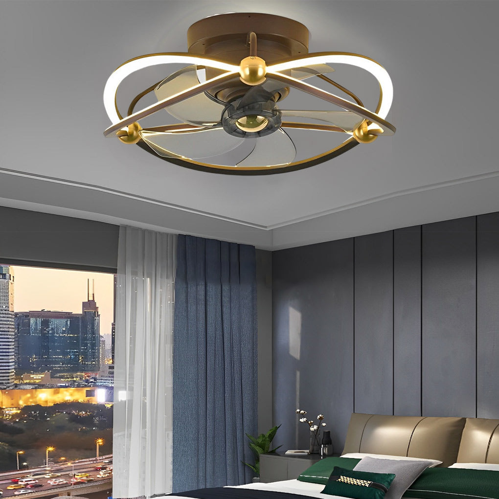 Adjustable Ceiling Fan Light With Remote Ha082865